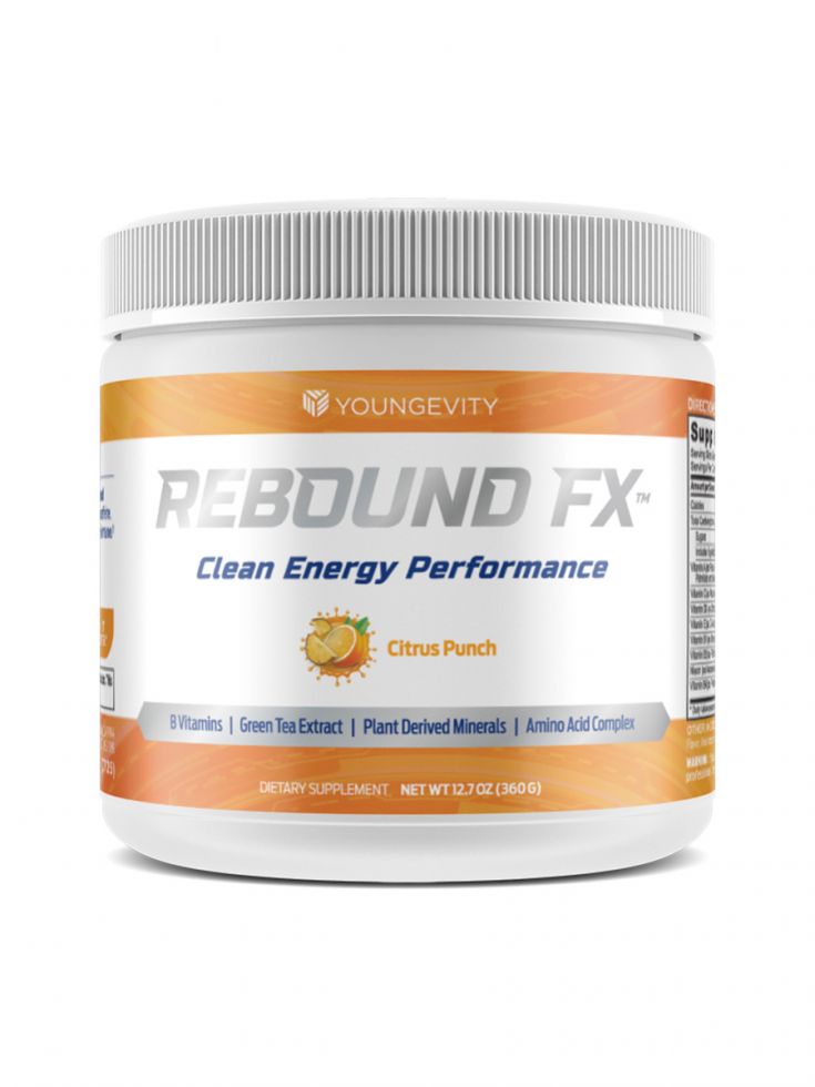 Rebound FX Citrus Punch sports nutrition powder